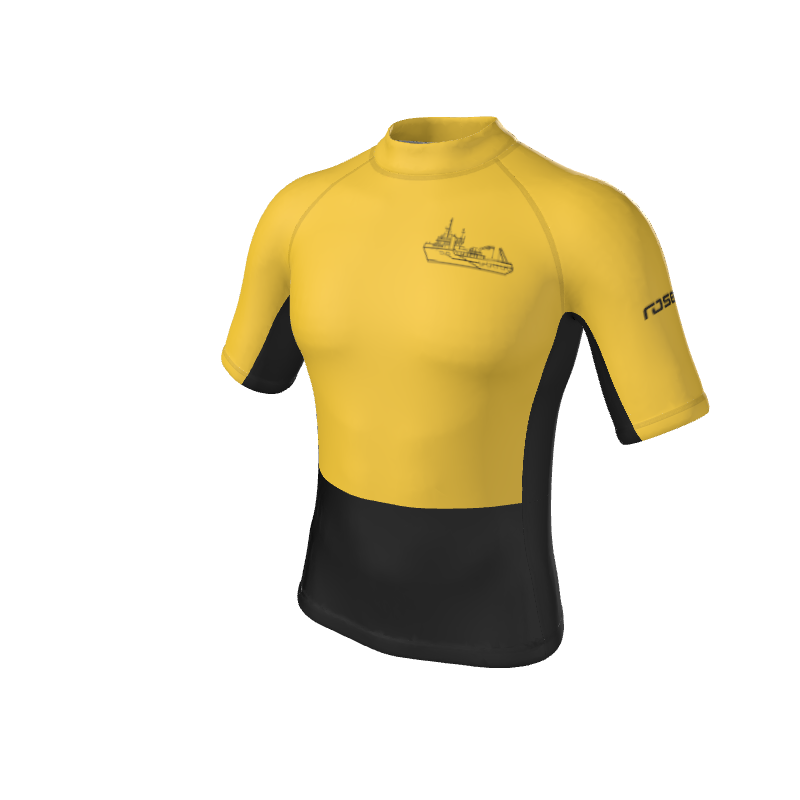 CustomWhiz Short Sleeve Rash Guard Men's Pro-Fit Sublimated REPREVE® Short Sleeve Rash Guard. (x 8)