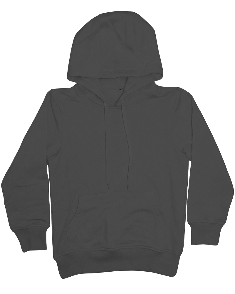 Kids Premium Cotton Hoodie (Black)