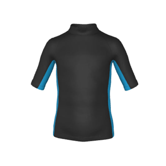 Kids Sublimated REPREVE® Short Sleeve Pro-Fit Rash Guard