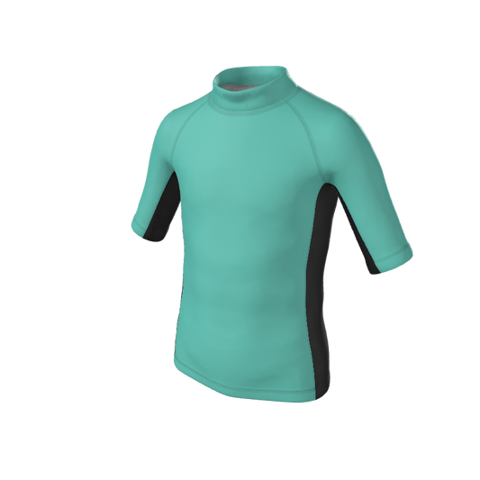 CustomWhiz short-sleeve-rash-guard Kids Pro-Fit Sublimated REPREVE® Short Sleeve Rash Guard. (x 5)