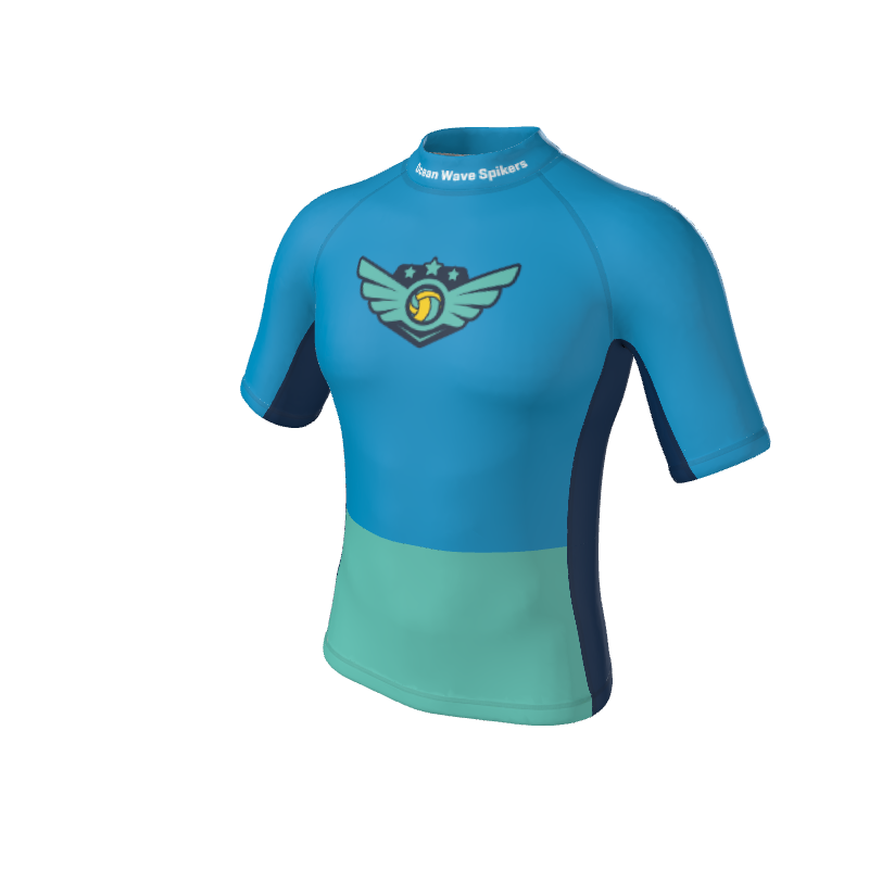 CustomWhiz Short Sleeve Rash Guard Men's Pro-Fit Sublimated REPREVE® Short Sleeve Rash Guard. (x 1)