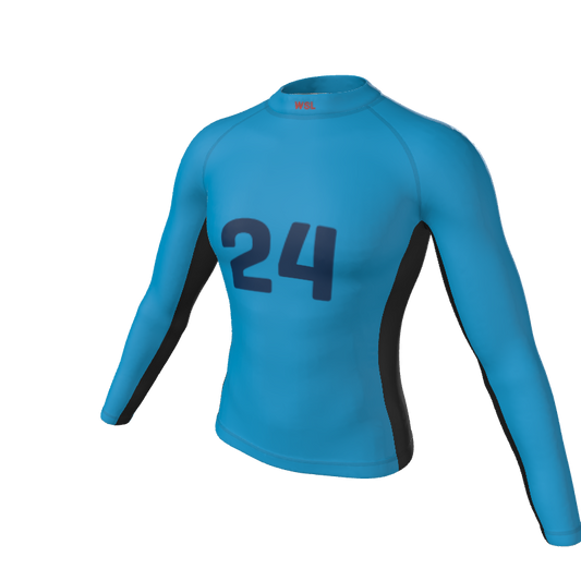 CustomWhiz Long Sleeve Rash Guard Men's Pro-Fit Sublimated REPREVE® Long Sleeve Rash Guard. (x 100)