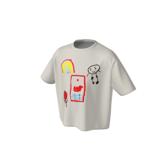 T-Shirts (3D) T-Shirt Kids Oversized Tee - KUD 1569. (x 1)