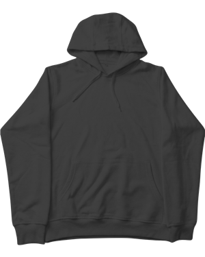 Hoodies & Sweatshirts (2D) Hooded Sweater / Jumper Unisex Premium Cotton Hoodie (Black) - KUD 423. (x 50)