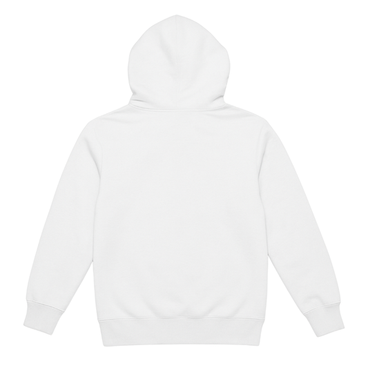 Kids Premium Cotton Hoodie (White)