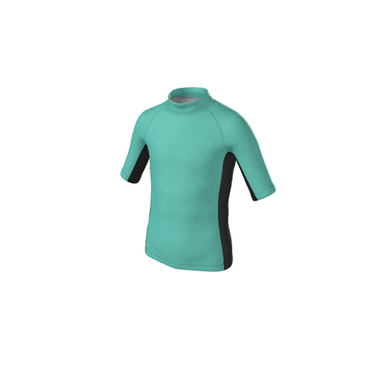 CustomWhiz Short Sleeve Rash Guard Kids Pro-Fit Sublimated REPREVE® Short Sleeve Rash Guard. (x 111)