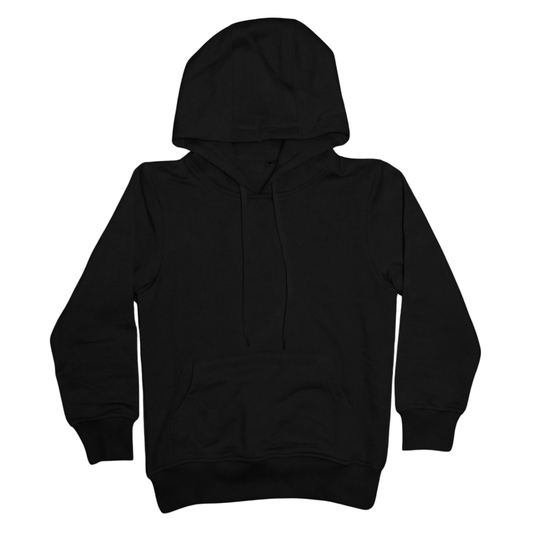 Kids Premium Cotton Hoodie (Black)