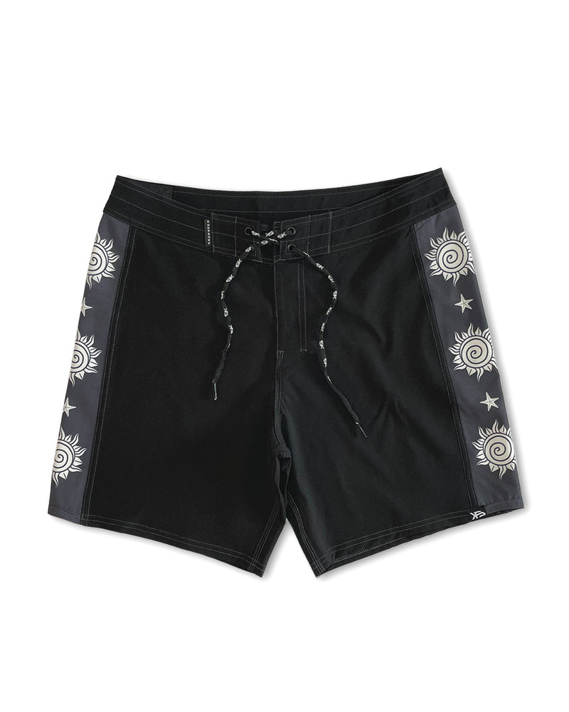 Men's Black Custom Boardshorts Real Sample from Customer