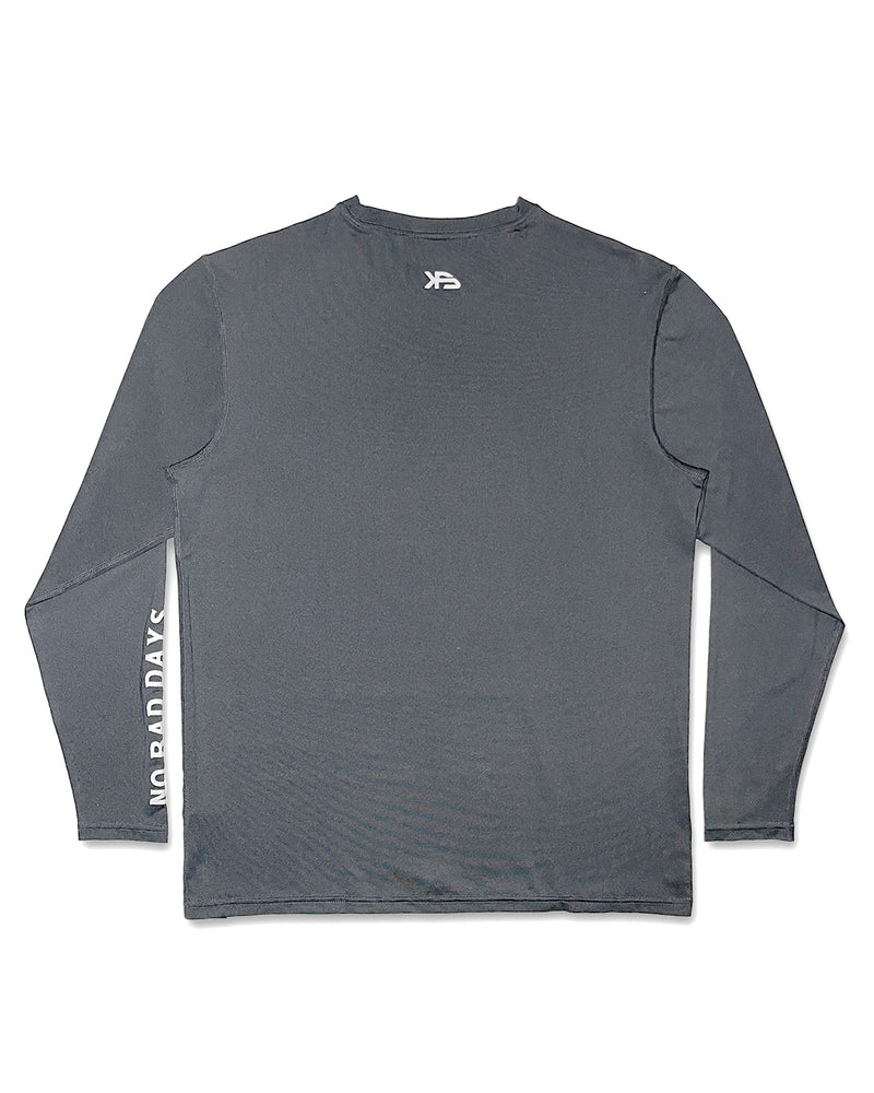 Men's Grey Custom Longsleeve Real Sample from Customer