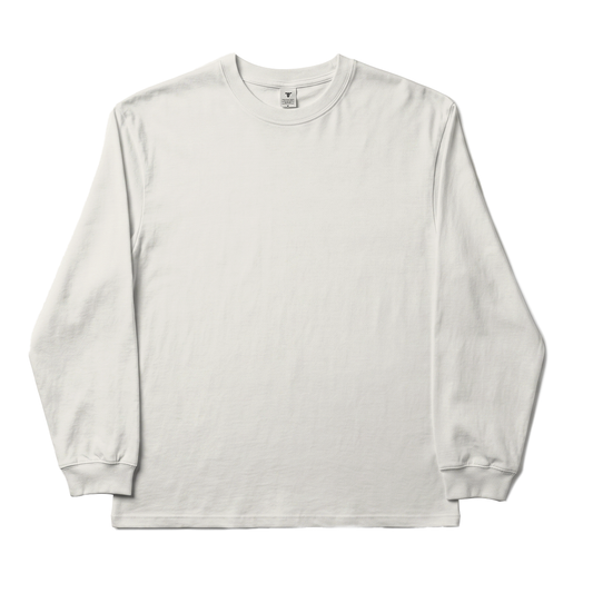 Mens Premium Cotton Oversized Long Sleeve T-Shirt