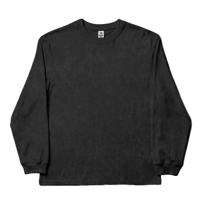 Mens Premium Cotton Oversized Long Sleeve T-Shirt