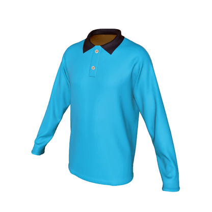 Unisex Sublimated Polyester Long Sleeve Sports Polo