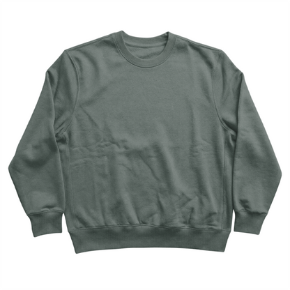 Unisex Oversized Crew Neck Sweatshirt – Terry Cotton