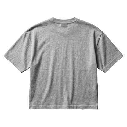 Women's Cotton Oversized Cropped T-Shirt