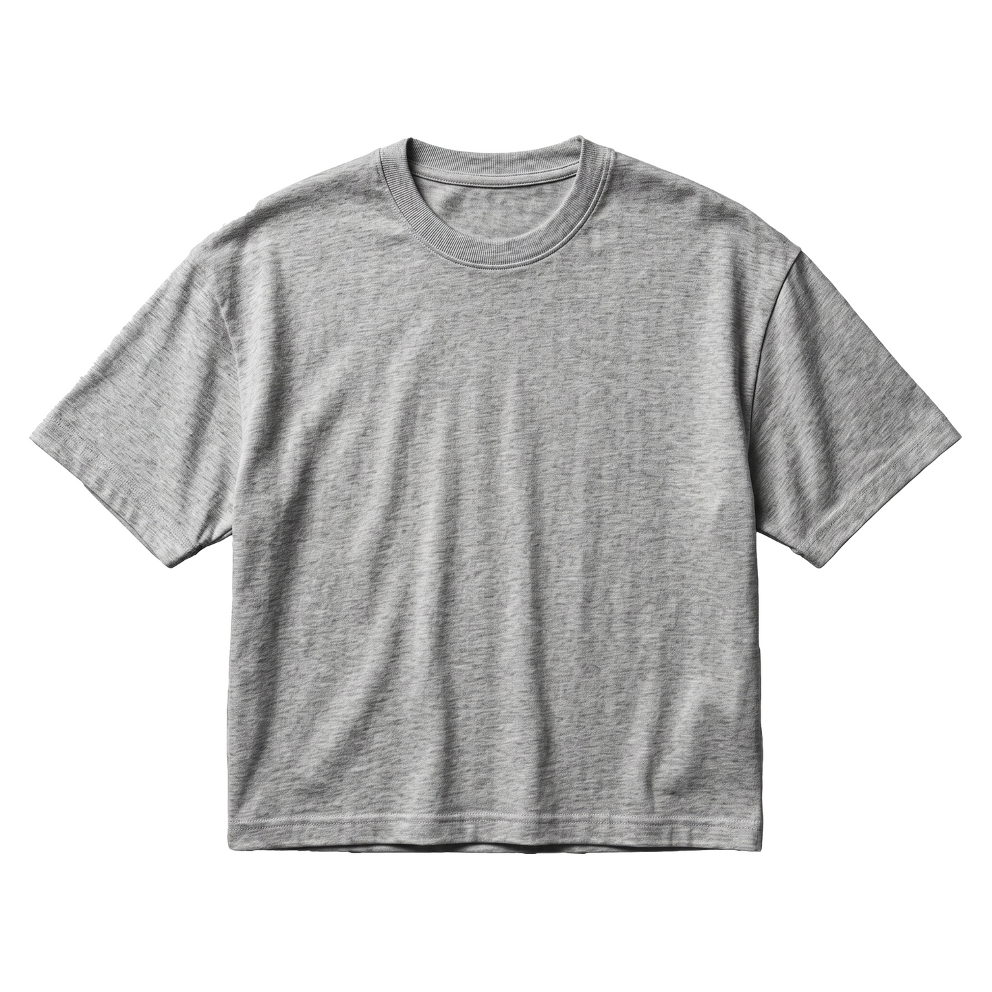 Women's Cotton Oversized Cropped T-Shirt