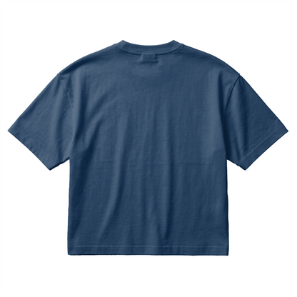 Women's Cotton Oversized Cropped T-Shirt