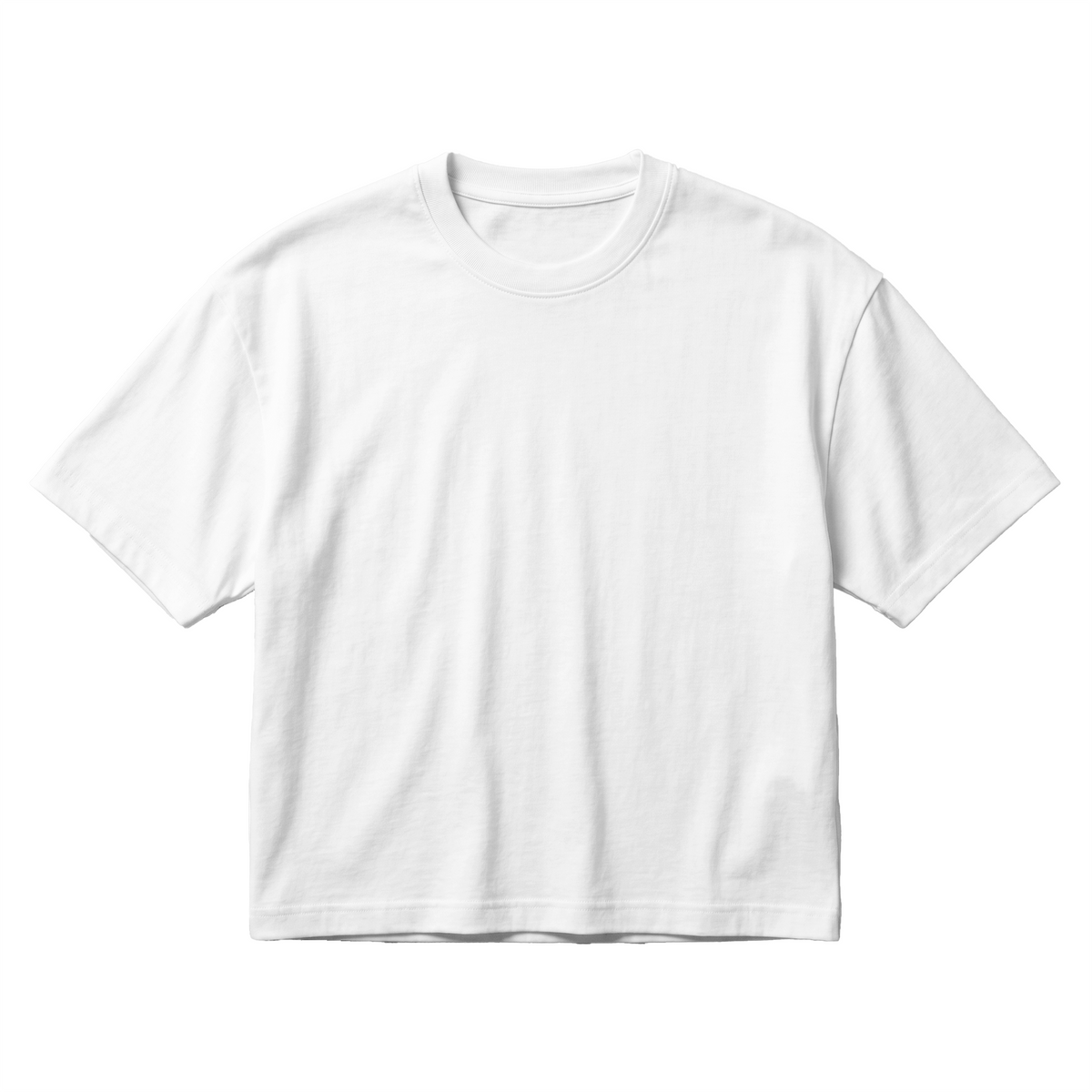Women's Cotton Oversized Cropped T-Shirt