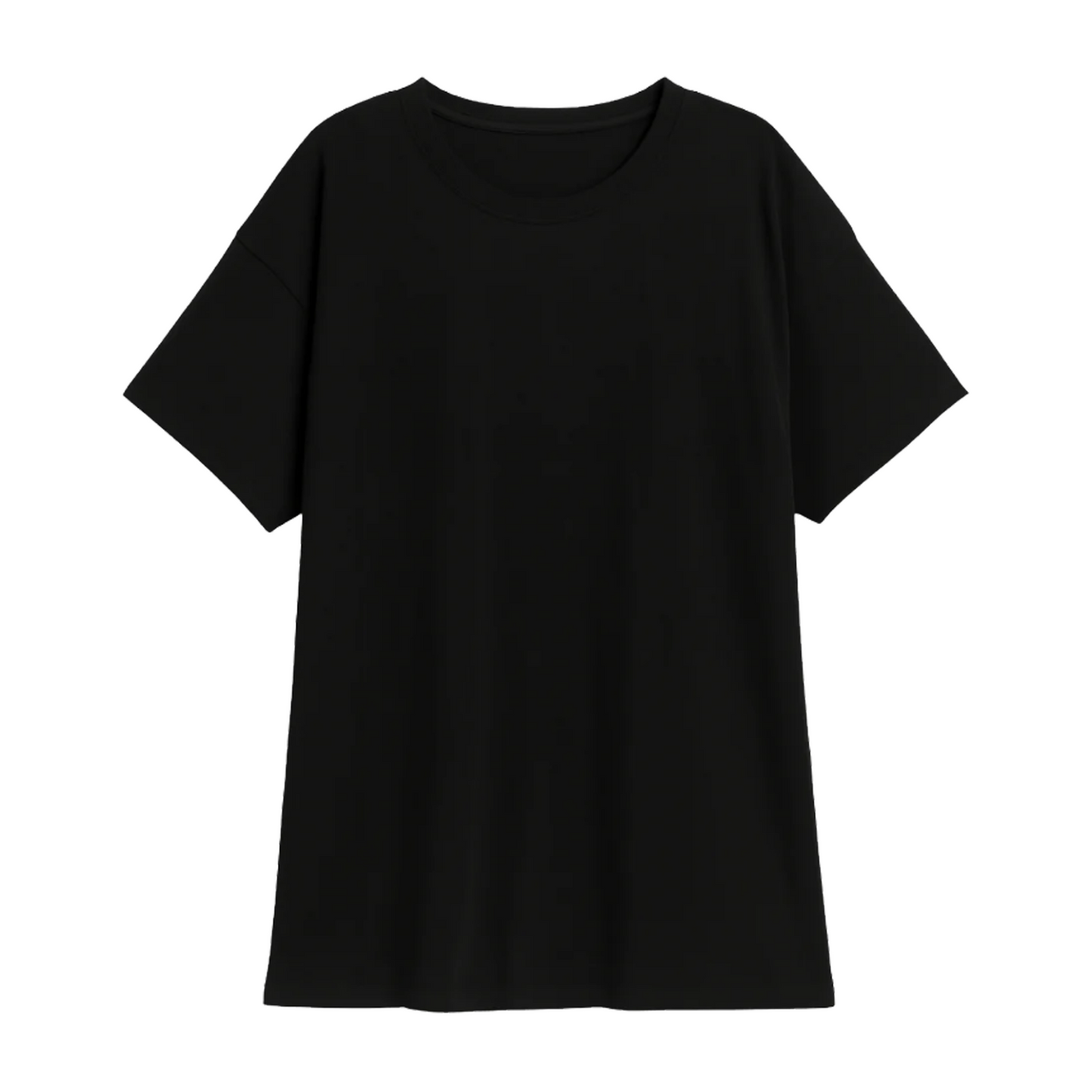Women's Cotton Oversized Cropped T-Shirt